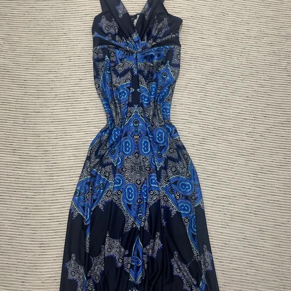 Metaphor Women's Blue and Navy Dress